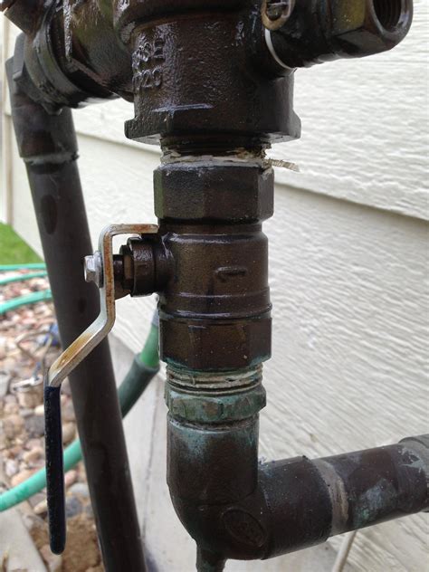 sprinkler main valve leaking|How To Repair a Leaking Sprinkler System